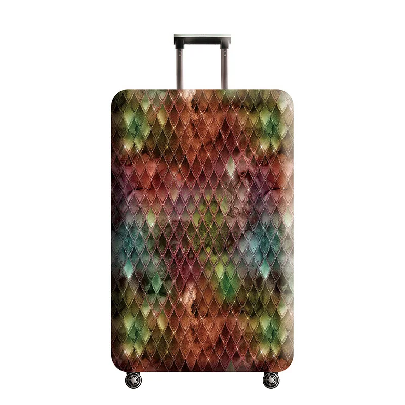 B Luggage cover Эластичный чехол для чемодана защитный рукав для 18-32 дюймов тележка пылезащитный чехол Аксессуары для путешествий - Цвет: B Luggage cover
