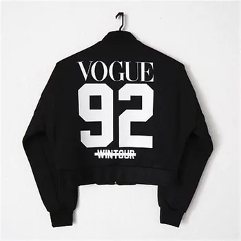 

New Arrival Spring Antumn Letters Jackets Vintage Casual Coat Women's Jacket for Outerwear Veste Femme Printemps 2019 Streetwear