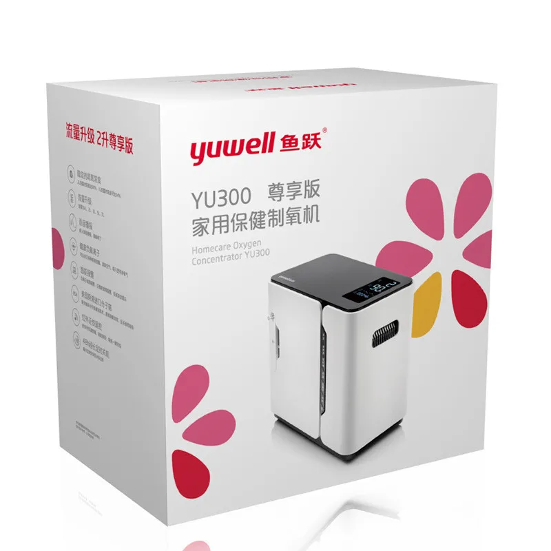 YUWELL YU300S 2L Portable Homecare Oxygen Concentrator Household Oxygen Generator Elderly Oxygen Machine YU300S In Stock - Famidy.com