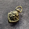 Vintage Antirust Brass Exorcism Bell China Feng Shui Mini Portable KeyChain Pendant Home Office Desk Decoration Ornament Toy Gif ► Photo 2/6