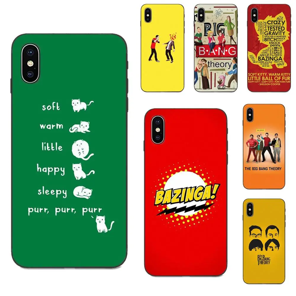 Для Xiaomi Redmi Mi Note 2 3S 8 9 Lite SE Pro Мягкий Силиконовый ТПУ Черный протектор Bazinga The Big Bang