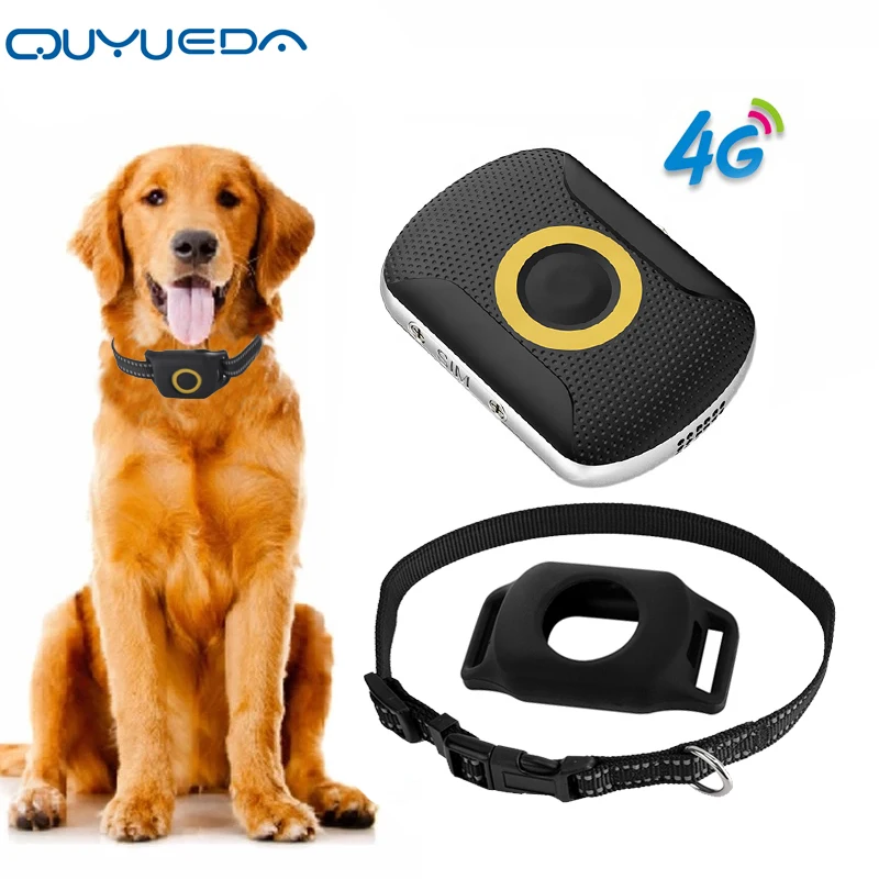 15067円 売却 Quyueda 4G GPS Dog Tracker Waterproof Tracking Collar Mini Pet Locator Anti-Lost Alarm Device Support Geo-Fence SOS Sma