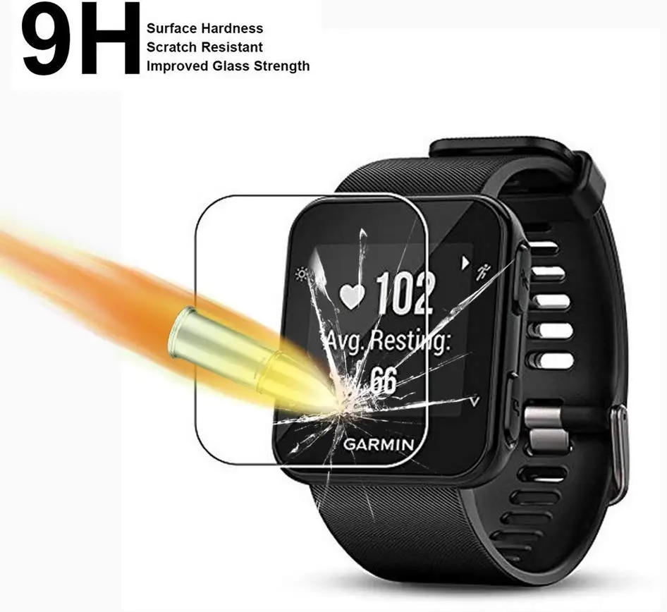 Nieuwe Gehard Glas Voor Garmin Forerunner 35 Beschermende Film Voor Slimme  Horloge Screen Protector Voor Garmin Forerunner 35 Bescherming|Smart  Accessories| - AliExpress