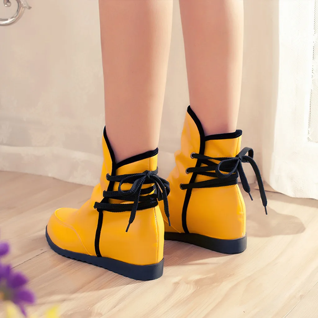 Skup Women s Short Boots Back Strappy Winter Leather Boot 2019 Elegant Lady Ankle Shoes Ethnic Style Vintage Botas Flat Heels Warm