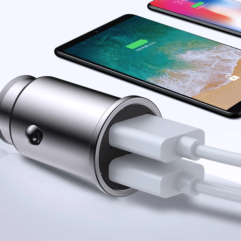 Автомобильное зарядное устройство SmartDevil USB 4 8 А мобильный телефон 2 порта быстрая
