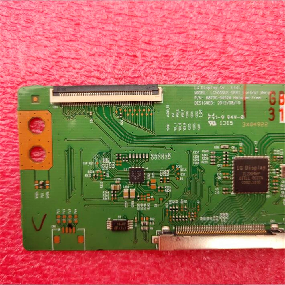 Original T-CON board 42LN5100-CP 42ln5300 42LA620V-ZA 6870C-0452A LC500DUE-SFR1 LC420DUE(SF)(R1) 42LN575V-ZE pcb board