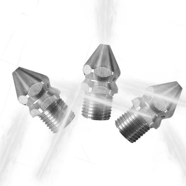 Mayitr 4 Jet 1/4 "M Forgófúvó Fúvóka Nagynyomású Lefolyócső Mosó Permetező Csatorna Sprinkler - Image 2