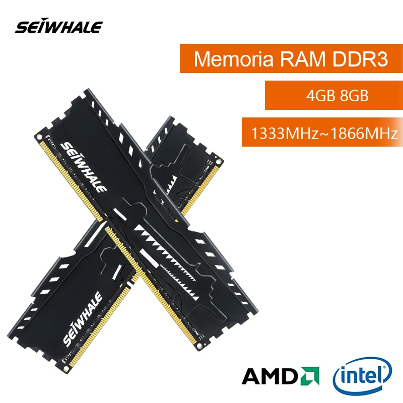 SEIWHALE оперативная память ddr3 8 ГБ 1333 1600 1866 МГц PC3-10600 PC3-12800 PC3-15000 Настольная с