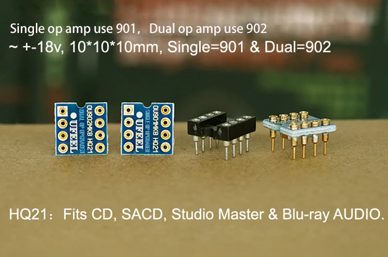 áudio op amp atualização conversor placa adaptador soquete para preamp cd player decodificador módulo