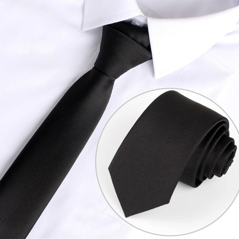 Hi Tie Business 6 Cm Slim Ties Voor Mannen Fashion Solid Dunne Stropdas Voor Mannen 21 Stijl casual Stropdas Voor & zakdoeken| - AliExpress