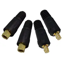 Сварочный кабель Соединительный быстрый разъем пара DINSE-style 200Amp-300Amp(#4-#1) 35-50 SQ-MM 2-Set