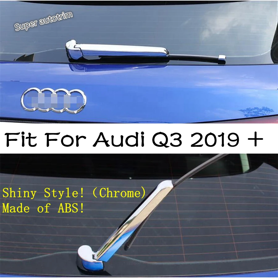 Lapetus Chrome Rear Window Windscreen Wiper Protection Kit Cover Trim