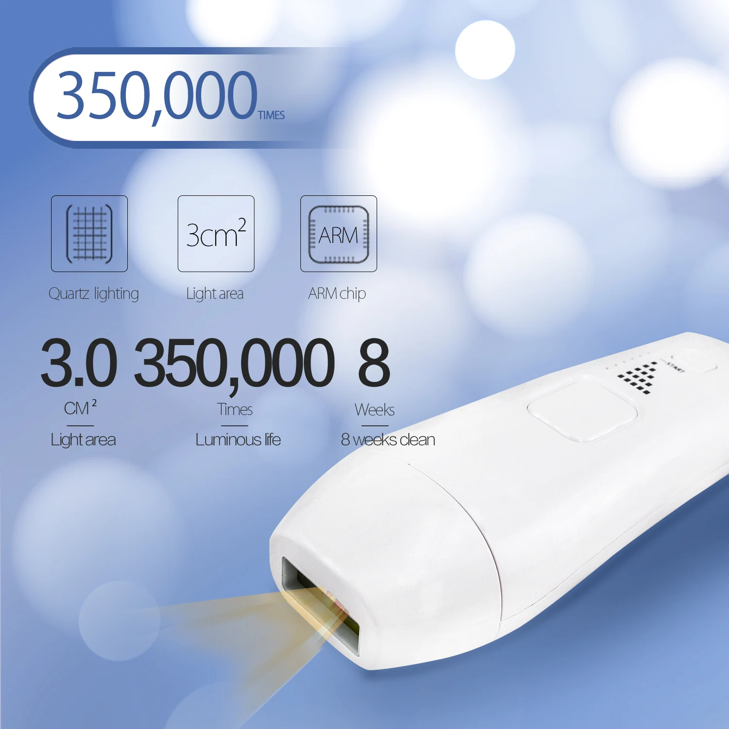 350000 flash профессиональный Перманентный IPL эпиляторы лазерная система волос пульвератор для лица и тела KOI BEAUTY