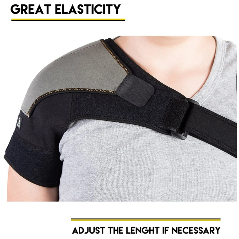 Tcare Adjustable Left/Right Shoulder Support Bandage Protector Brace