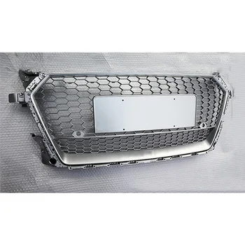 

Hood grille racing grills for 2015-2018 Audi TT upgrade Audi TTRS silver front grille car parts without 4 rings