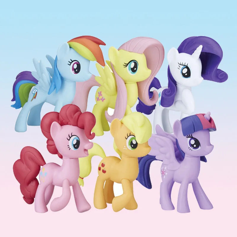 My Little Pony шесть ведущих персонажей дружбы сочетание подарок девочка игрушка