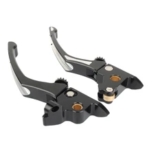 2pcs Brake& Clutch Hand Levers for Harley Touring Street Glide FLHX