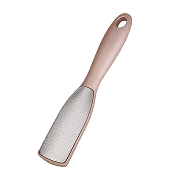 

Foot File - Double Side Scrubs Foot Rasp - Feet Crack Skin, Corn, Callus Remover Scraper - Golden Rose Color