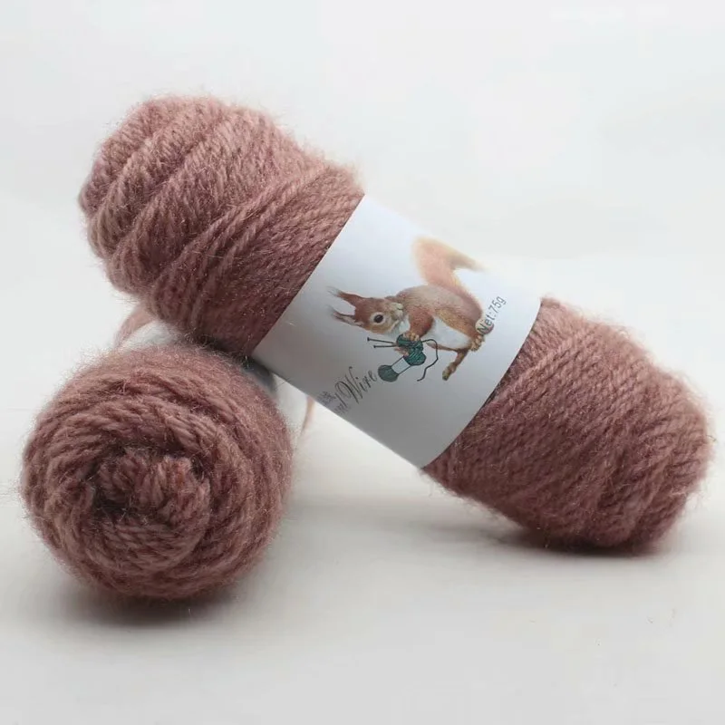 75 г/рулон вязальной пряжи молочный хлопок шерсть пряжа для вязания мягкая теплая Детская Пряжа для ручного вязания - Цвет: 8