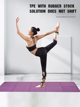 

6mm TPE Foldable Yoga Mat Exercise Pad Thick for Fitness Sport Mats Pilates Exercise Non-slip Folding Yoga Mat Easy Carry