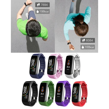 

Waterproof Temperature Monitor Smart Watch Activity Trackers Sleeping Monitor