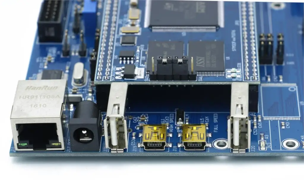 STM32F407IGT6 макетная плата высокоскоростной usb-порт Master-Slave сетевая камера 3,2 сенсорный экран SRAM NAND