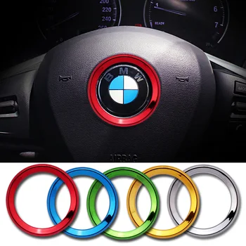 

New Multicolor Steering Wheel Center Decoration Cover Shiny Trim Auto Interior For BMW M E90 E91 E92 E93 E60 E61 F10 Car styling