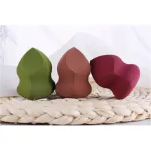 Косметический пышный яркий гламурный Женский Мягкий макияж основа губка безупречная сухая влажная пудра для макияжа затяжки случайный цвет