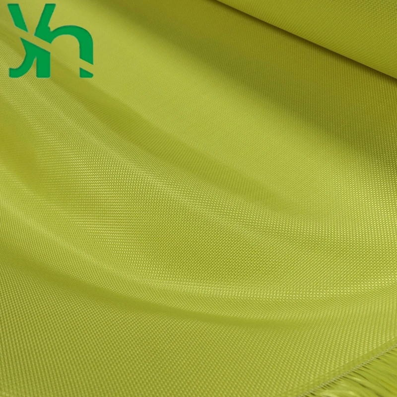 

3000D 400g yellow plain weave aramid fiber cloth 100% Kevlar fabric, high temperature resistant high strength fiber reinforced