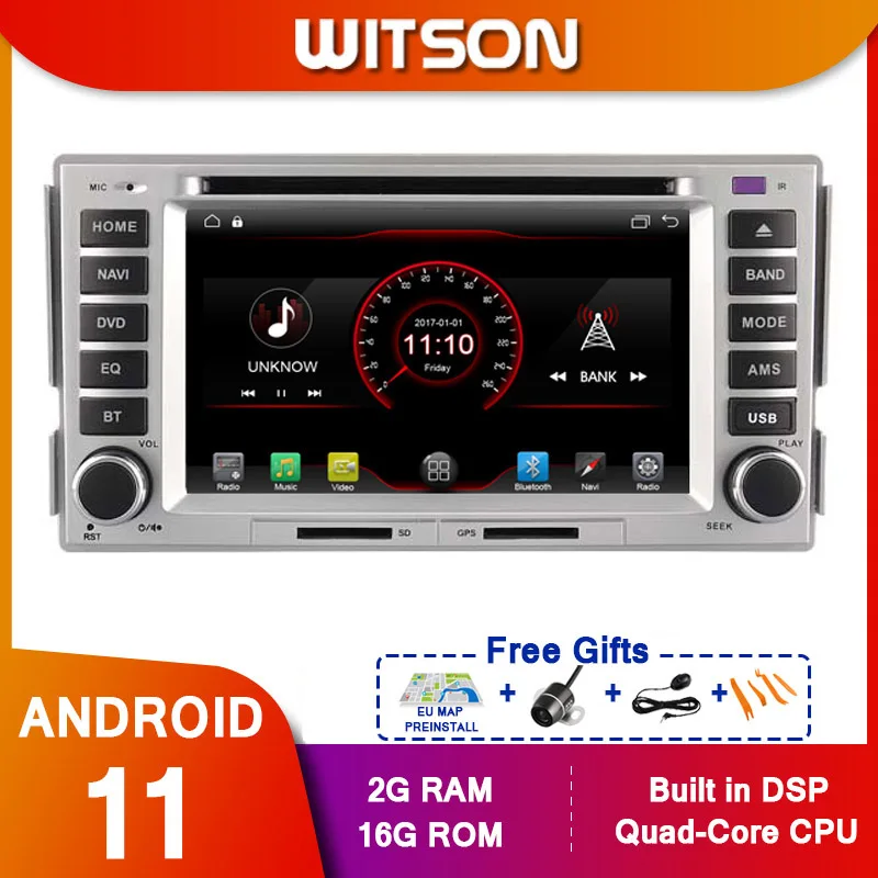 Автомобильное радио мультимедиа 2 din android 11 видеоплеер навигация GPS для HYUNDAI SANTA