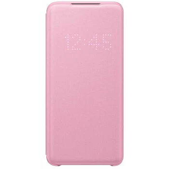 

Case (flip case) Samsung Smart LED View cover, for Samsung Galaxy S20, pink, (& Omega;)