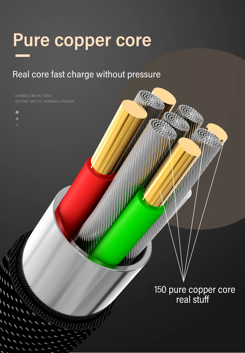 Светодиодный 5А usb type C кабель для быстрой зарядки USB C кабель для быстрой зарядки Micro usb type-C кабель для huawei mate 20 Pro P20 samsung Xiaomi