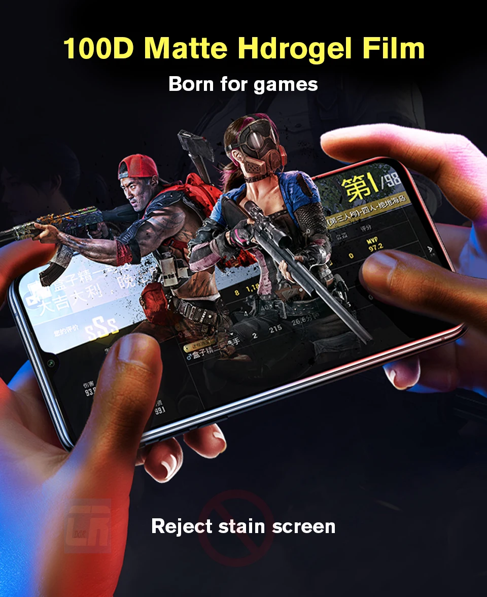 No Fingerprint Matte Hydrogel Film for Xiaomi Redmi Note 8 7 7A K20 Pro Note 4 4x Screen Protector for Xiao A3 Lite Frosted Film 1