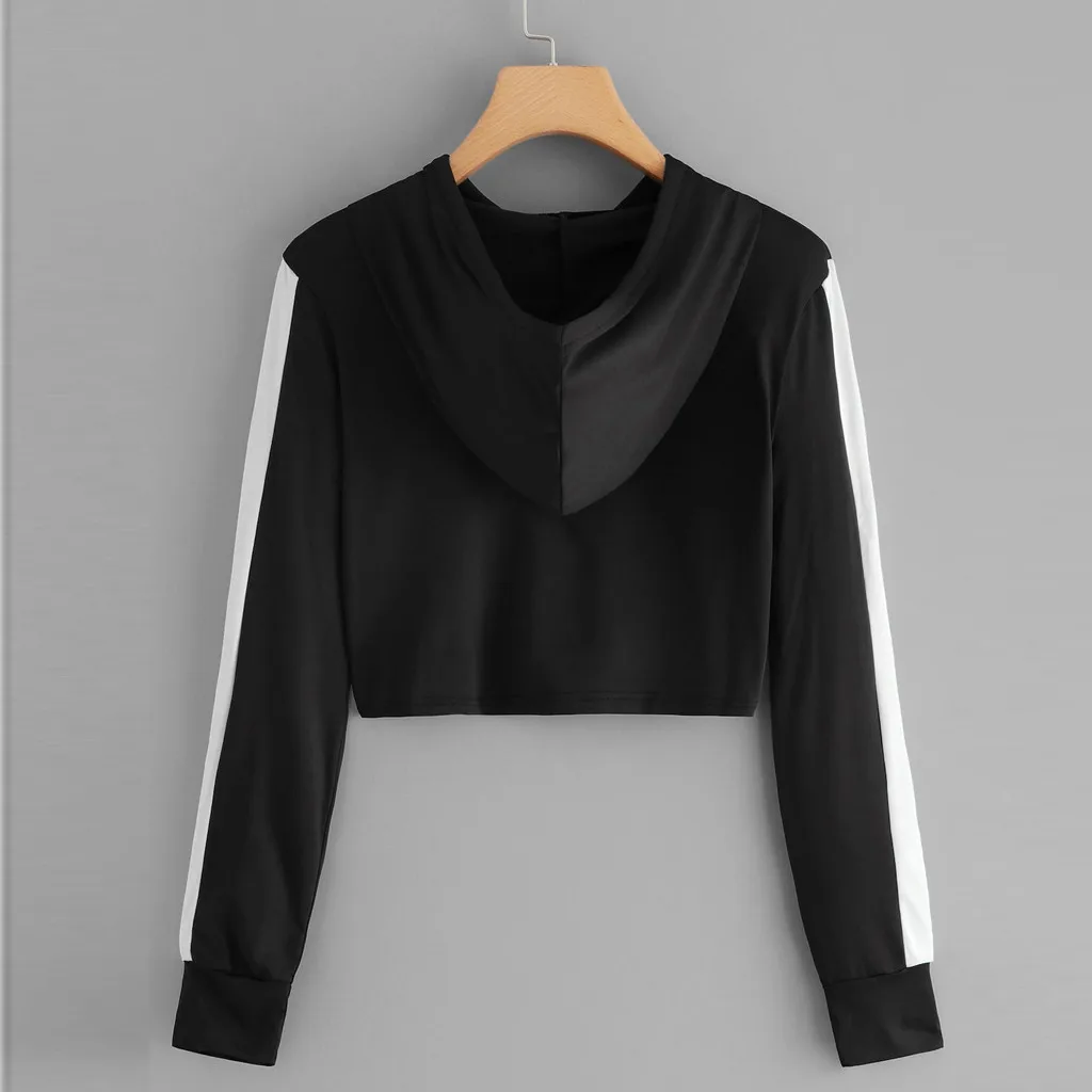 JAYCOSIN Fashion Women Casual Simple Round Neck Sweatshirt Long Sleeve Comfortable Soft Chic Hoodie Pullover Tops Blouse