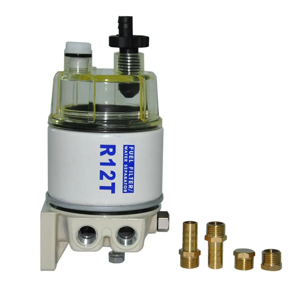 Высокое качество дизельный фильтр быстроходный катер части двигателя R12T KUBOTA-Z482 3/8 дюймов CATERPILLAR-C0.5 водоотделитель топливный фильтр