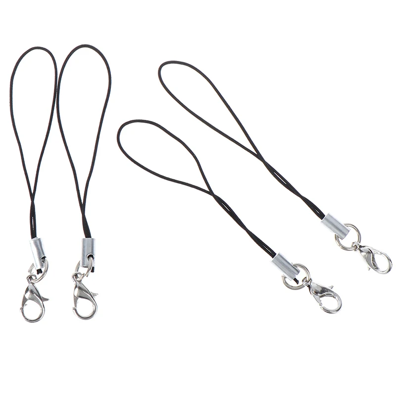 10 Pcs Lanyard Lariat Cords Lobster Clasp Rope Keychains Hooks Mobile