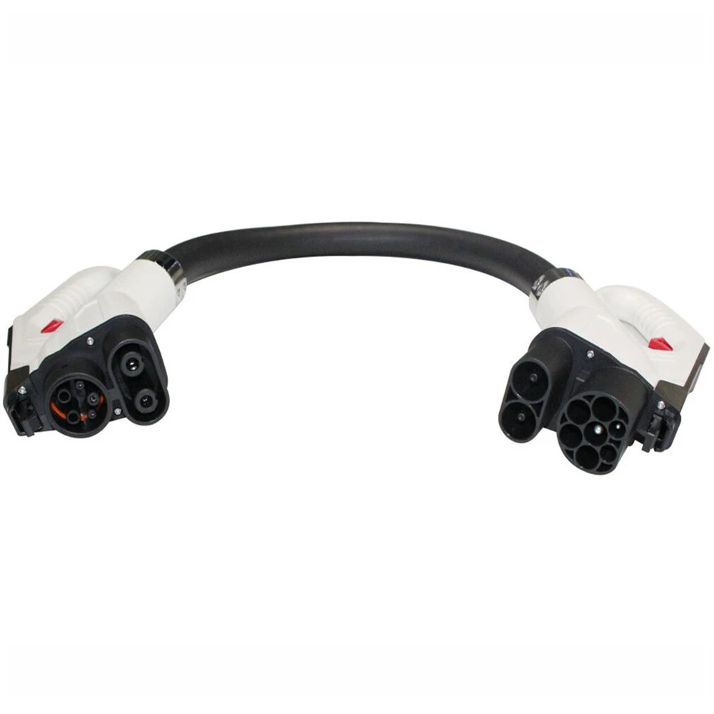 DC1000V 150A CCS2 To CCS1 EVSE Adapter Car Charging Connectors Adaptor EV Charger Cable