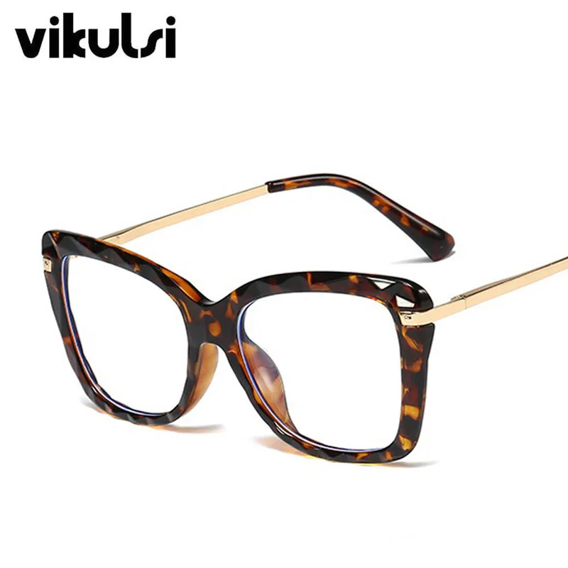 Квадратные женские очки Tr90, оправа, Кристальные очки, весенние ноги, анти-синие очки, женские многогранные очки для близорукости, оправа UV400