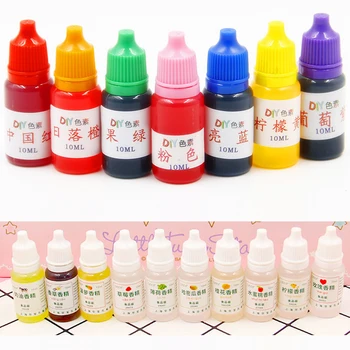

10ml DIY Flavor For Slime Polymer Clay Liquid Additive Glue For Slime Charms Fruit Aroma Flavors Pigment Toy Accessories Kits