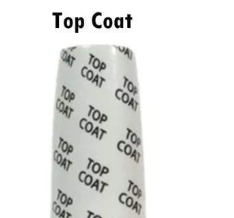 Top Coat 1 шт. 15 мл/0.5fl.Oz резиновое Базовое покрытие верхнее покрытие без протирания основа матовое верхнее покрытие маникюр здоровый праймер для гель-лака набор - Цвет: Top Coat