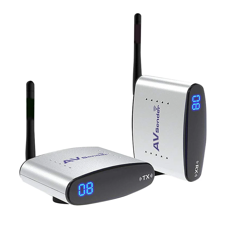 

BEST2.4ghz/5.8ghz Rca AV Sender Receiver Video Wireless Transmitter Cordless Remote Signal(EU Plug)