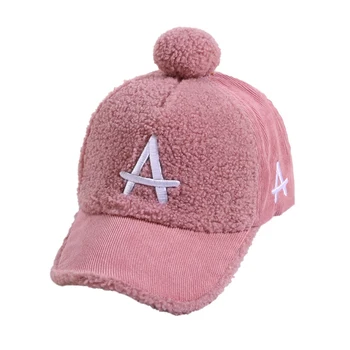 

Boys Girls Children Alphabet Print Caps Hats Toddlers Adjustable Sun Protection Casual letter Ball Design Visors