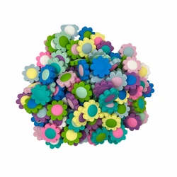 5pcs Baby Silicone Teething Beads Flowers Food Grade Baby Silicone Beads BPA Free DIY Pacifier Chain Accessories Newborn Toys
