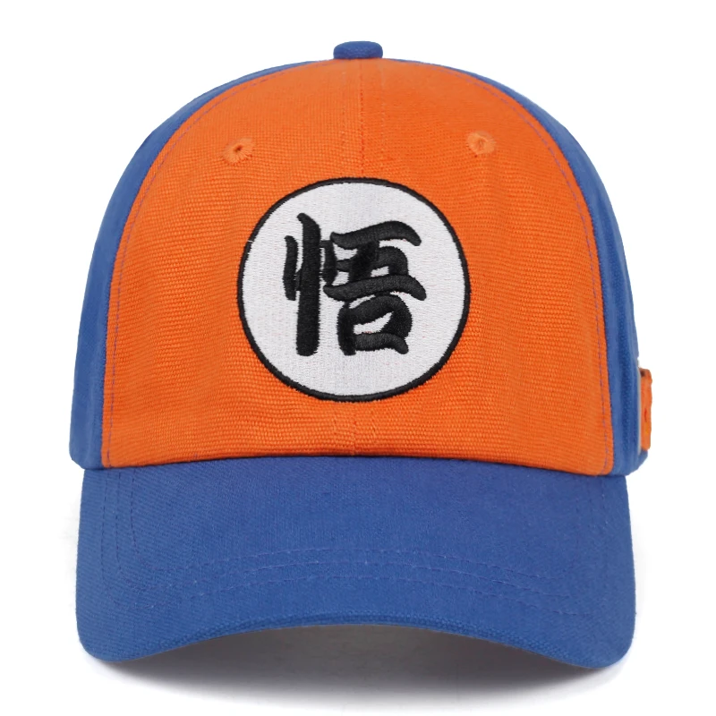 High Quality Cotton Dragon Ball Z Goku Baseball Caps Hats For Men Women Anime Dragonball Adjustable HipHop Snapback cap Hat