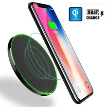 Jetjoy для samsung Galaxy S10 Plus huawei P30 Pro RS Xiaomi Mi 9 Быстрое беспроводное зарядное устройство Qi для iPhone X 8 быстрая Беспроводная зарядка