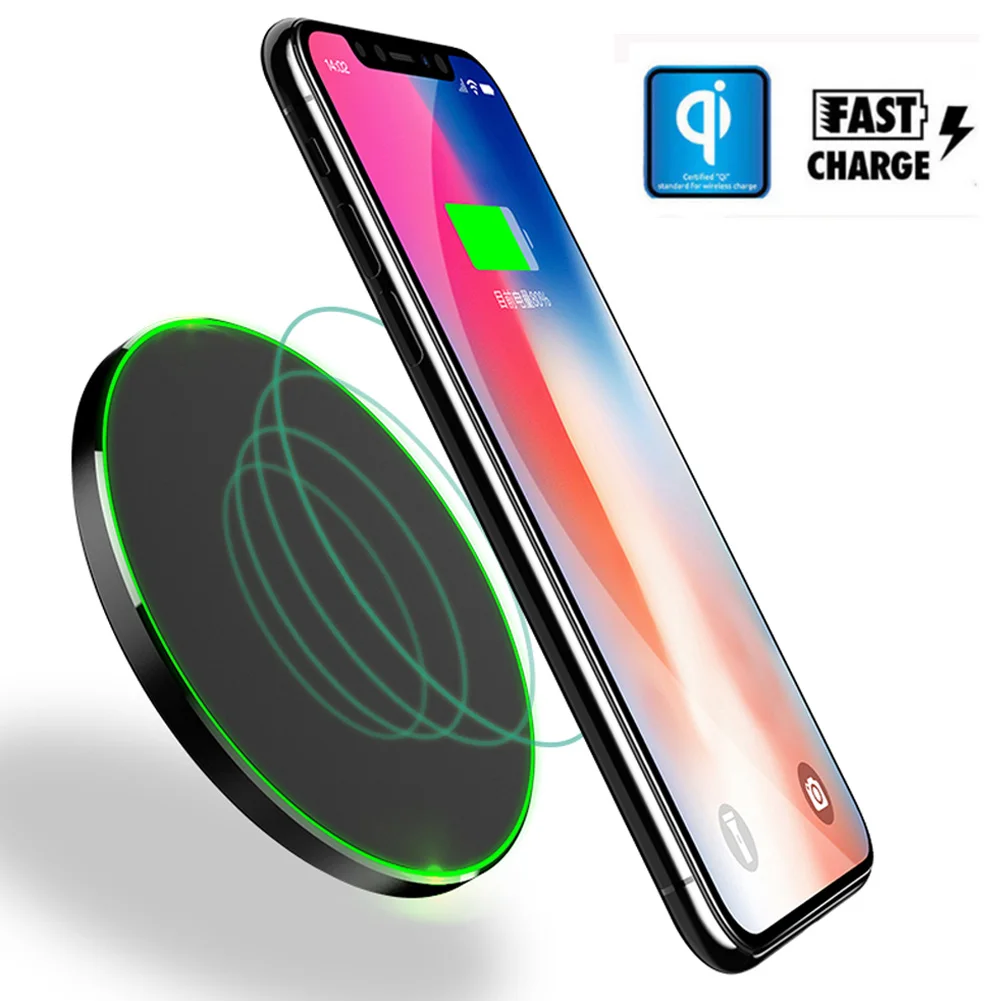 

Jetjoy For Samsung Galaxy S10 Plus Huawei P30 Pro RS Xiaomi Mi 9 Fast Qi Wireless Charger For iPhone X 8 Fast Wireless Charging