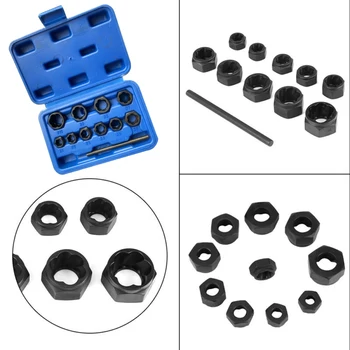 

11pcs Sets Auto Car Sockets Damaged Lug Nut Lock Remover Extractor Hand Tools