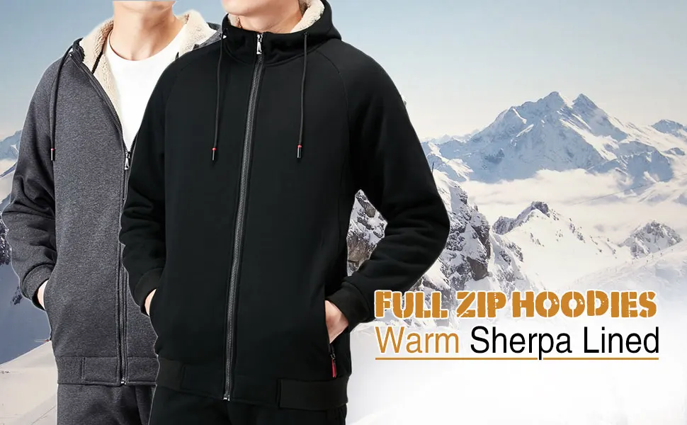 Winter Fleece Sweatshirt Jacket 