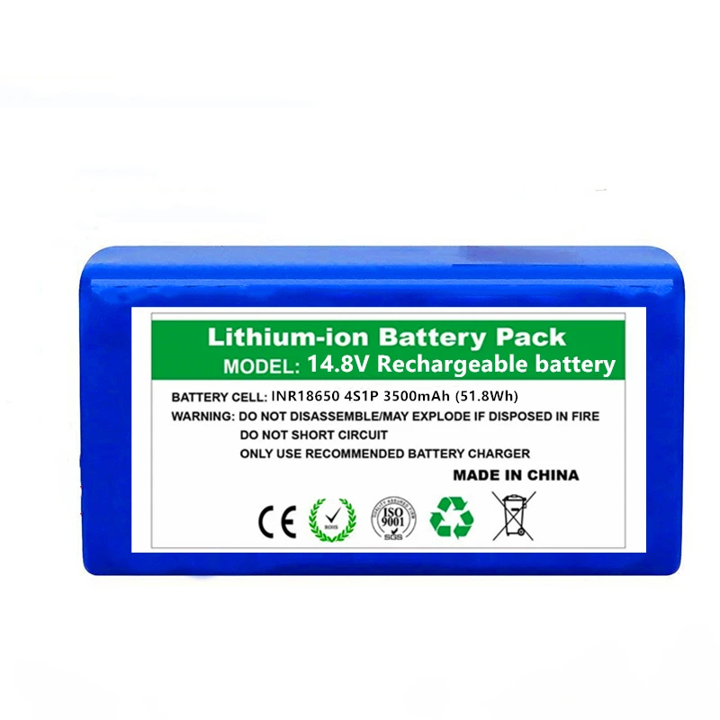 Bateria de Lítio para Ilife Novo 3500mah a4 A4s v7 a6 V7s Mais Robô Aspirador Ilife 4s 1p Capacidade Total - 14.8v 2500mah 3200mah - Image 2