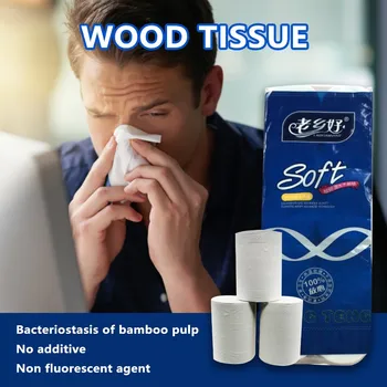 

10 Roll White Toilet Paper Toilet Roll Tissue Roll 4 Ply Paper Towel Tissue Household Kitchen Toilet Paper Toilet Tissue Paper